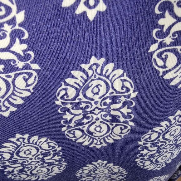 Garnet Hill Empire Medallion Print Maxi Dress Size 8P 8 Petite - Picture 4 of 7